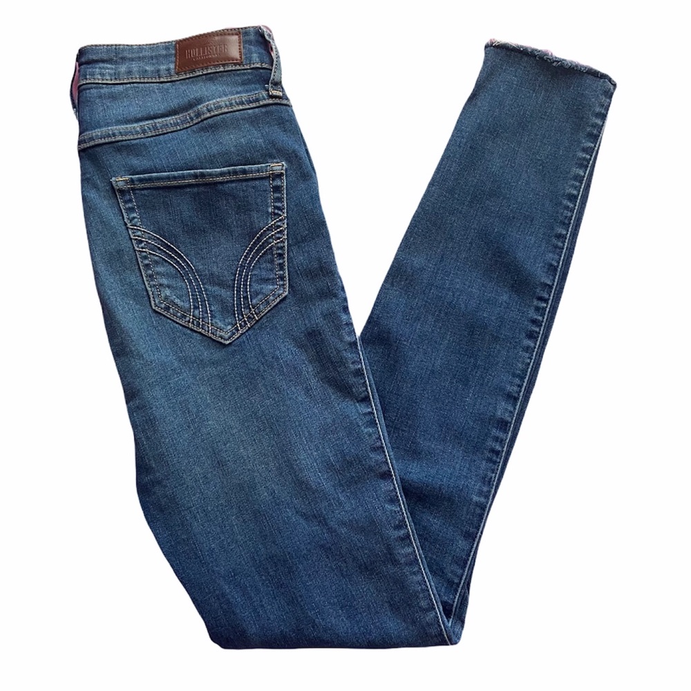Hollister high rise ripped skinny jeans